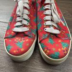 Hanes Vintage Christmas Holiday Sneakers Lace Up Platform Red Women's Size 6M Photo 9
