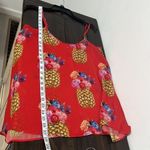 Show Me Your Mumu  Red Pineapple Tank Top Size Med Photo 6