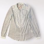 Free People  All That Glitters Button Down Shirt Size S‎ Photo 0