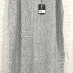 Vera Wang Simply  Sweater Knit Midi Skirt Women’s XL Stretch Light Grey Photo 0