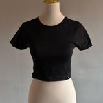 Target NWT JoyLab Black Cutout Crop Top | Size: M Photo 3