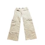 Brandy Melville  Kim Cargo Pants Y2K‎ Baggy Style Grunge One Size Womens Beige Photo 1
