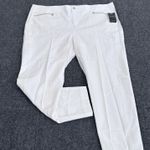 Ralph Lauren Lauren White Dress Pants Zip Pockets Plus Size 22W New NWT Business Photo 0