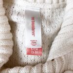 No Boundaries  Y2K Knit Sweater Small Chunky Nit Cowl Neck Short Sleeve Angelcore Photo 3