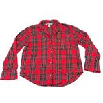 Victoria's Secret Red Plaid Pajama Set Sleepwear Women's Size S Photo 2