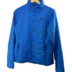 Under Armour  COLDGEAR Light Blue Full-Zip Lightweight Puffer Jacket Size Small Photo 0