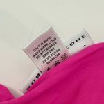 Robin Piccone Ava Bikini Bottom Size Small NEW High Waist Solid Pink Swim NWOT Photo 6