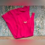 Vintage Jonathan Martin two piece pink dress with ruffle sheer cardigan, size 9 Photo 6