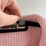 Outback Red Vintage Chunky Oversized Cable Knit Pink Pastel Sweater with Polo Collar Size XS Photo 4