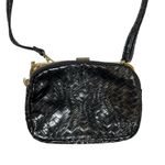 Melie Bianco  Black Triple Compartment Crossbody Bag Photo 2