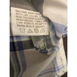 NWT Canyon Guide Outfitters 100%‎ Cotton Button Front Plaid Top (L) Hiking Gorp White Size L Photo 5