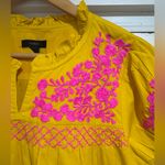 J.Crew Embroidered Cotton Poplin Puff-Sleeve Top Photo 2