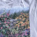 Fruit of the Loom Vintage Groan & mc gurn women’s Boston Flower Shirt Single Stich USA Made Sz L Photo 3