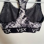 Victoria's Secret VSX Victoria’s Secret Sports Bra Black White Gray Geometric Photo 6