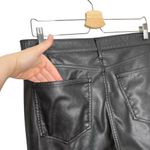 Gap Black Super Soft Faux Leather Vintage Slim High Rise Pants Photo 8