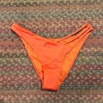 Victoria's Secret NWOT  SEXY STRAPPY ORANGE CHEEKY SWIMSUIT BOTTOMS Photo 0