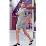 Athleta  Black Destiny Long Sleeve Dress Photo 1