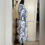 SheIn Floral Print Split Hem Chinese Dress Photo 2