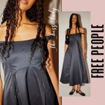 Free People dress midi or max off-the-shoulder pleated party event Photo 6
