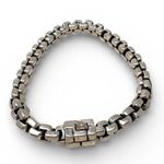 James Avery  Sterling silver retired rustic box chain bracelet Photo 0