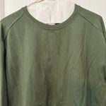 Lole Army Green NWOT Longer in Back Sweatshirt Tunic Top Shirt Size Small Photo 2