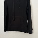 Z Supply  Black Fleece Drawstring Hoodie XS Photo 2