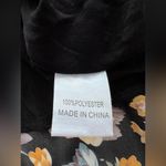 Hello Molly  Black Floral Surplice Midi Dress babydoll lightweight 4 Photo 5