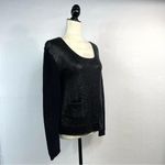 7 For All Mankind Black Knit Crewneck
Long Sleeve Sweater XS Photo 1