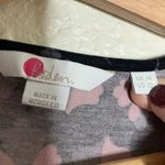 Boden Women’s Black Pink Gray Leaf Print Surplice V Photo 3