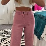 Pink Denim Pants Size 00 Photo 0