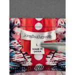 John Paul Richard Red Floral Print Polka Dot Maxi Skirt Womens Large Brunch Photo 3