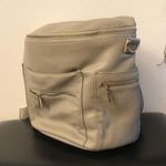 MISS FONG Mini leather Diaper Bag Backpack.Diaper Bag with Changing Pad Photo 2