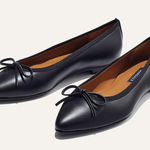 Margaux The Pointe Black Nappa Ballet Flats | Size 37 Photo 0