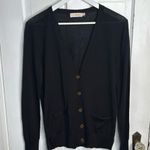 Tory Burch 100% Merino Wool Madeline Relaxed Button V-neck Cardigan W1048 Sz M Photo 1