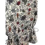 The North Face Women Large Vintage Zip Up Sweater Vest Fleece 90s Leaves Pattern Photo 8