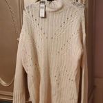BCBG MAXAZRIA SEQUIN LONG SLEEVE SWEATER Photo 0