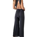 Saved by the Dress Trendy Black Infinity Wrap Jumpsuit Photo 8