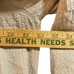 Ali Miles Women Large Beige Tan Long Sleeve Shirt Top Slouchy Lagenlook Spring Photo 5