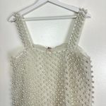 Love Shack Fancy  Kayana Pearl Mini Dress in Ivory Size P (US 00) NWT Photo 12