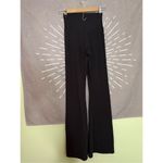 Aerie  Real Me High Waisted Black Crossover Flare Leggings Photo 3