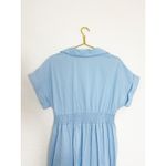 ZARA  Shirt Midi Dress Size Large Baby Blue 3564/083 Cottagecore Photo 10