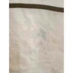 Karen Scott Sport Small Cotton Casual Sporty Olive & White Striped T-Shirt Photo 6