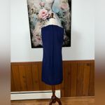 Adorable Vintage 1970s Fashion Wagon Mini Dress! Blue Size 14 Photo 4