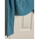 Faded Glory Y2K  Light Blue Sweater Cardigan, Knit, Sparkles, XL, 16/18 Photo 2