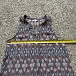 Joie gray, red & purple watercolor sleeveless silk tank top size XS Photo 8