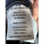 Vervet Flying Monkey Prudent Size 32 Distressed High‎ Rise Crop Raw Hem Jeans Dark Wash Photo 3