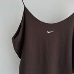 Nike Bodysuit Top Womens XXL Brown Cami High Leg Chill Knit Minimalist Sporty Photo 2