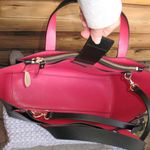 Kate Spade  Black Sweetheart Pink Kyra Arbour Hill Leather Tote Photo 12