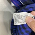 Mossimo Multicolor Blue Black Plaid Fall Flannel Woman’s Size XS/TP Photo 6