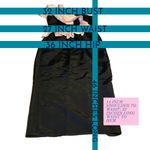 Gunne Sax VINTAGE 1980'S  BLACK W/PINK SHOULDER RUFFLE FORMAL DRESS (S) Photo 13